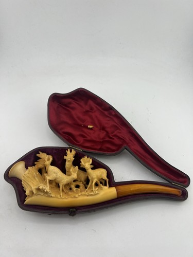 Hand carved meerschaum - hand-carved,