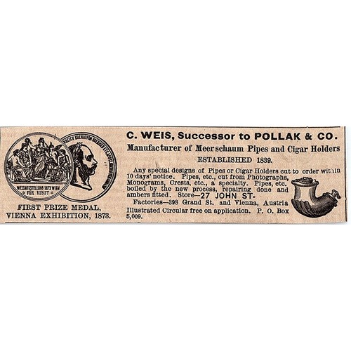 Weis pollak co meerschaum - c.,