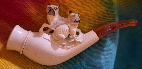 Antique meerschaum cheroot - meerschaum,