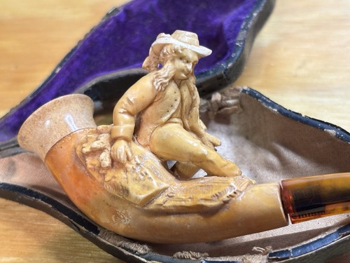 Antique vienna meerschaum pipe - meerschaum,